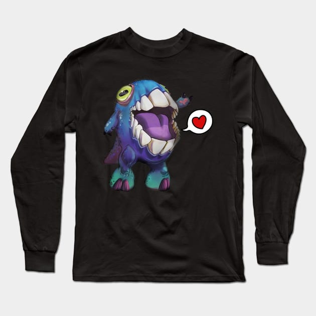 Creature Love Long Sleeve T-Shirt by Richtoon